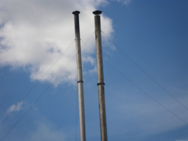 lumber and band saw and smoke stacks