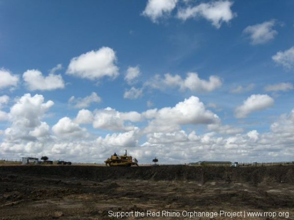 Big bulldozer, bigger sky