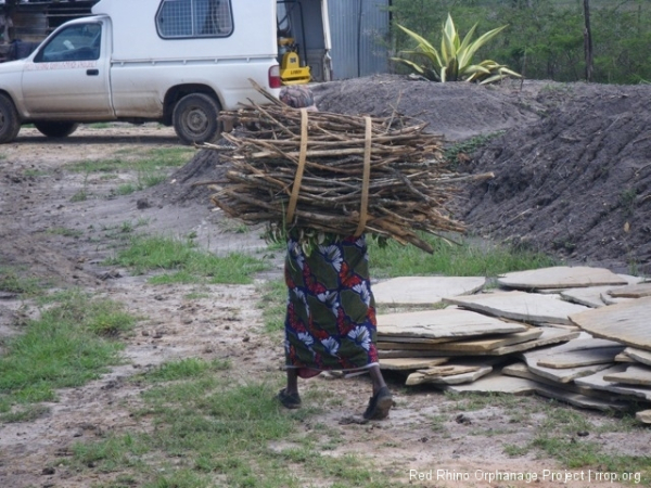 Other work continued on as usual. Joyce still came to cook lunch for us.