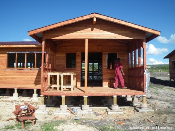 And the T&G siding and flooring were sliding into place.