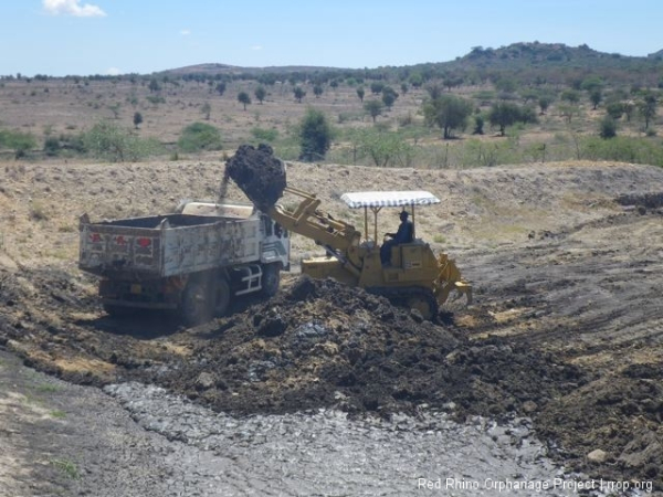 and cleaned out the dam