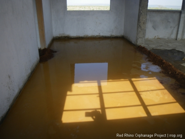 and some dam water will keep the new finish submerged for a week so the cement will cure properly and not crack.