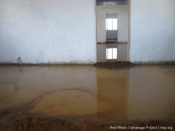 If you look closely, you can see three rooms under the water that covered them for a week.