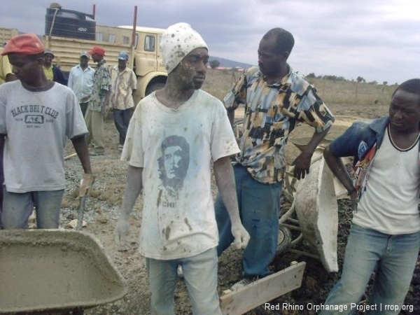 Che, was in charge of the cement.