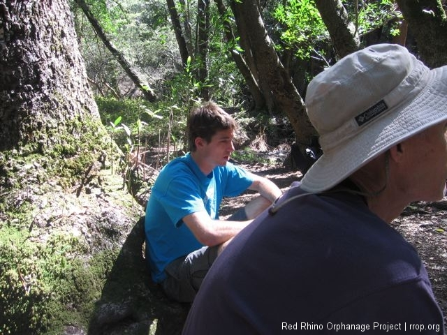 Here\'s his brother, Augustine, and his dad, Gregory. We were hiking in Big Sur, up to Skinner Ridge that day.