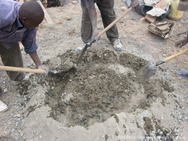 but never letting the water escape the confines of the structure, until the whole has been equally hydrated.