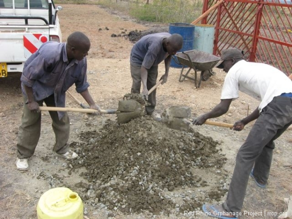 Then you toss the now very heavy mixture in earnest.