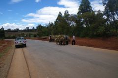 A brief meeting and parting in three parts, on the cut off road from Limuru to Dagoretti. "Hi High. Hi Sigh."