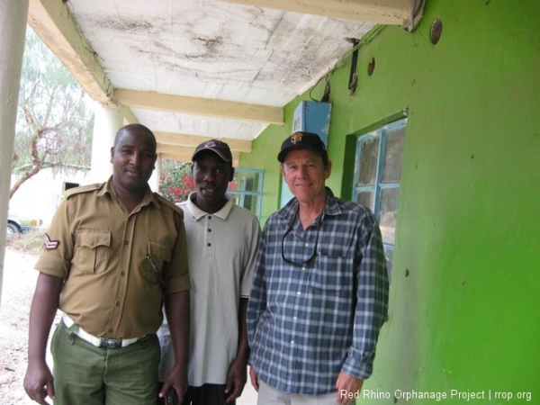 The Police commander and I, and someone who just jumped into the photo.